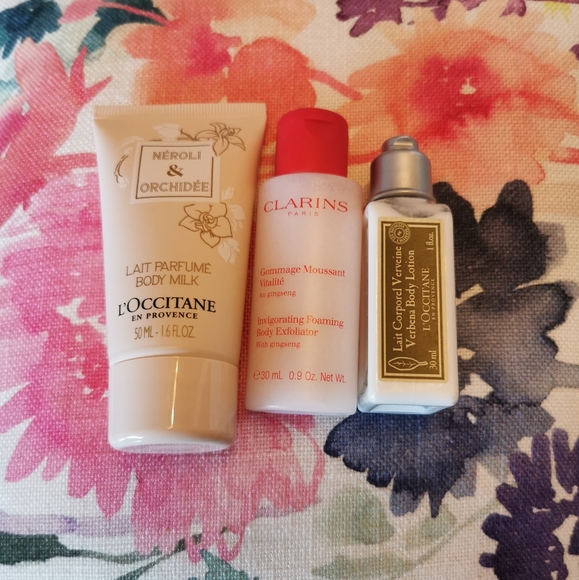Free* l'occitane and clarin bath set - Picture 1 of 2